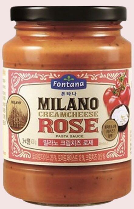 Fontana Milano Cream Cheese Rose Pasta Sauce 430g Food Drinks Packaged Instant Food On Carousell