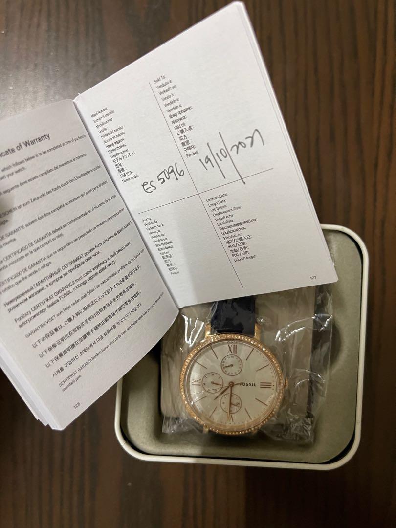 FOSSIL JACQUELINE BLUE WATCH ES5096 