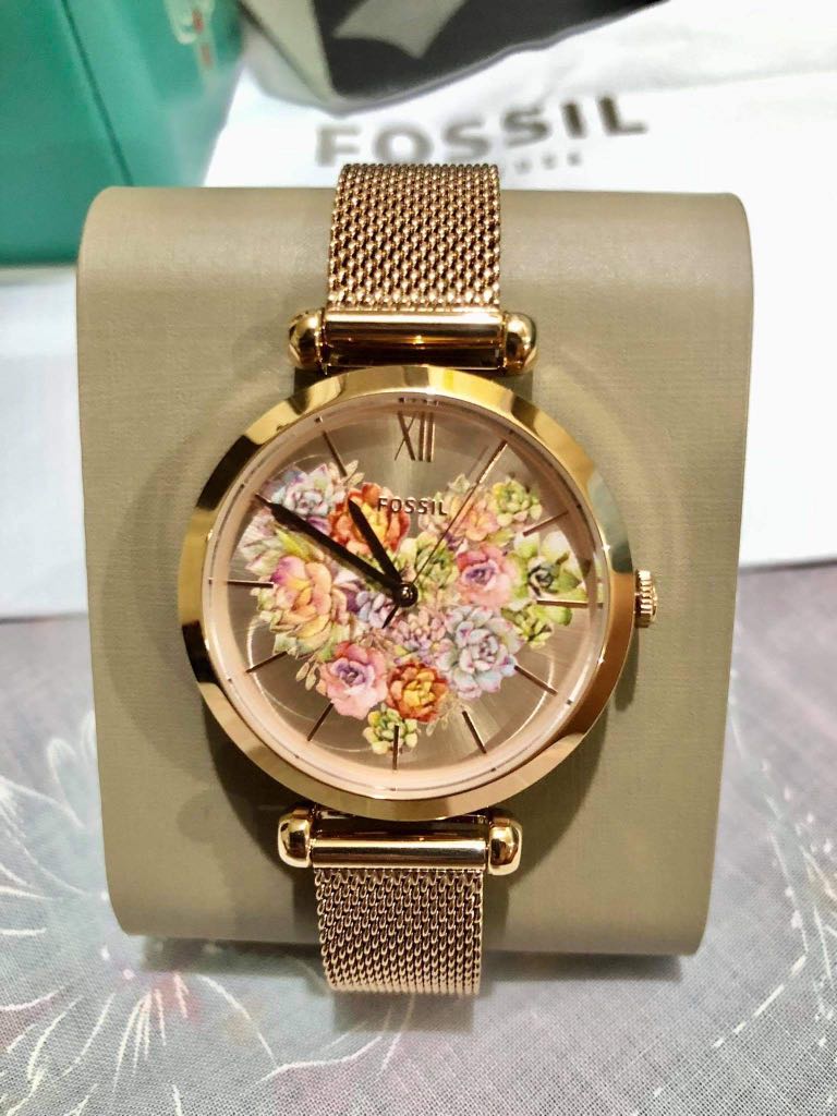 Fossil watch new arrivals flower