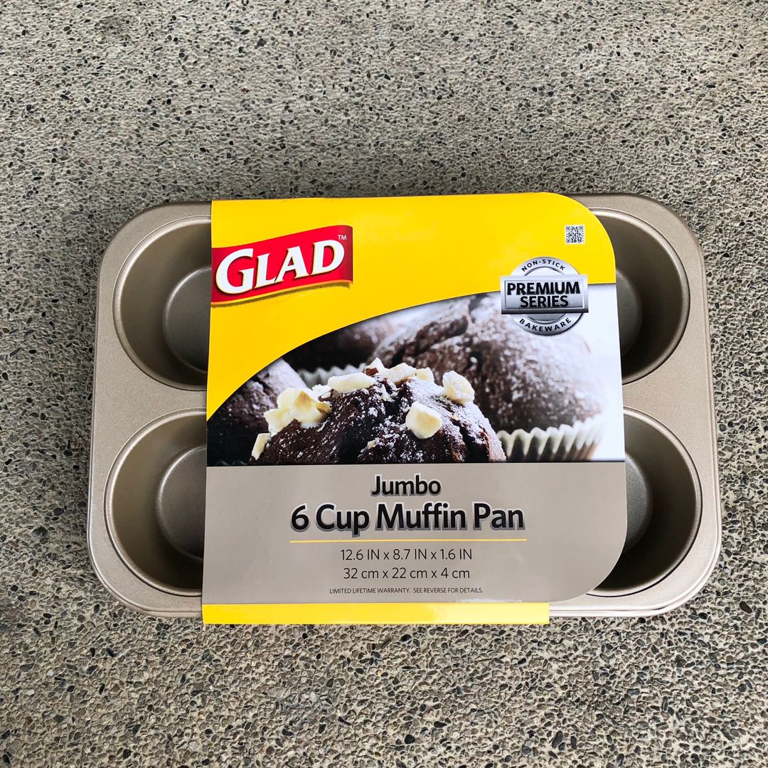 Glad Jumbo 6-Cup Muffin Pan