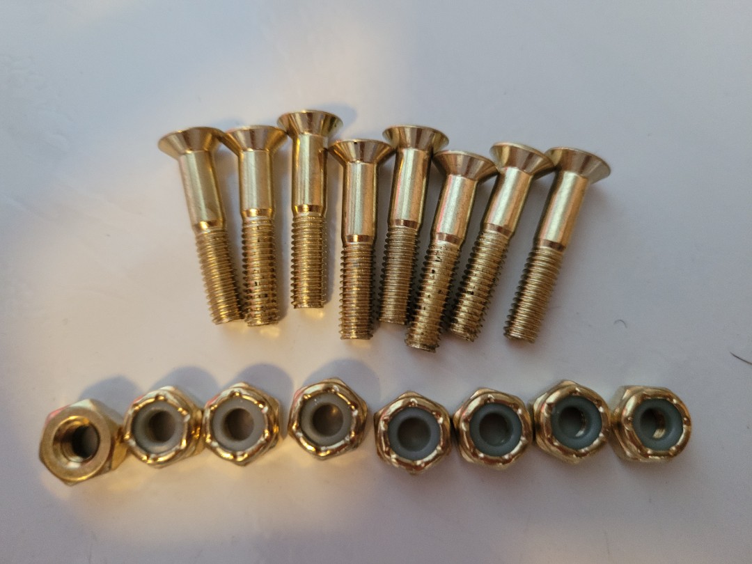 Gold Nuts and Bolts, Sports Equipment, Sports & Games, Skates
