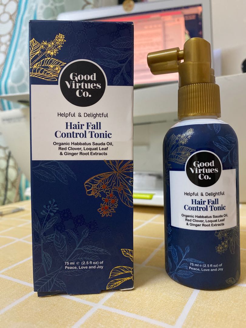 Good Virtues Co. (GVC) Hair Fall Control Tonic, Beauty & Personal Care, Hair  on Carousell