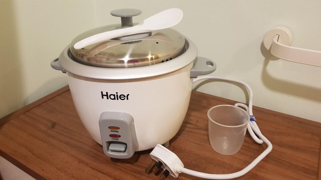 Haier 1.0L Conventional Rice Cooker, TV & Home Appliances, Kitchen