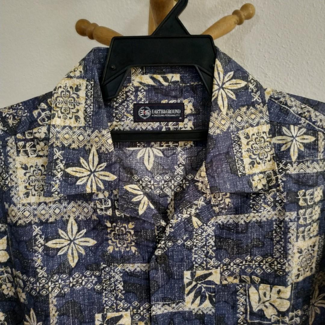 Hawaii 70an kemeja, Men's Fashion, Tops & Sets, Tshirts & Polo Shirts ...