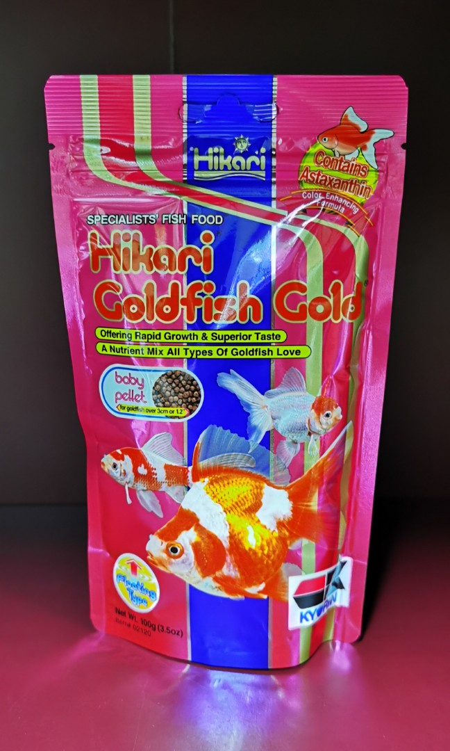 Hikari Goldfish Gold 100g Pet Supplies Pet Food On Carousell