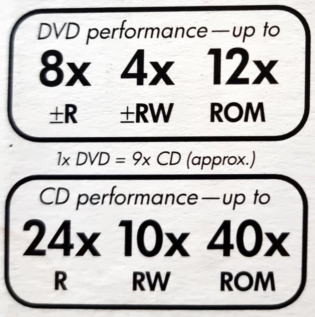HP DVD Writer and reader for Windows and Mac, Computers & Tech, Parts