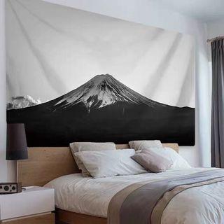 (現貨)小預算佈置術北歐富士山裝飾牆壁掛布壁畫直播背景微裝潢IG風網紅拍照
