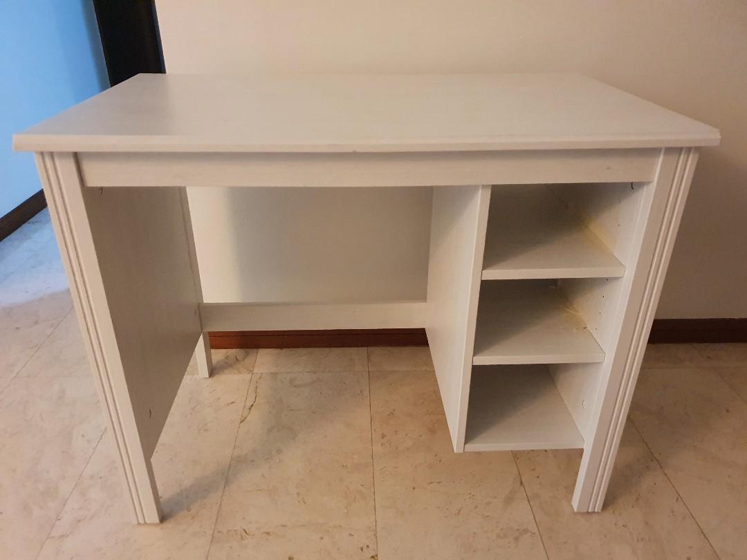 Ikea Brusali Study Table, Furniture & Home Living, Furniture, Tables