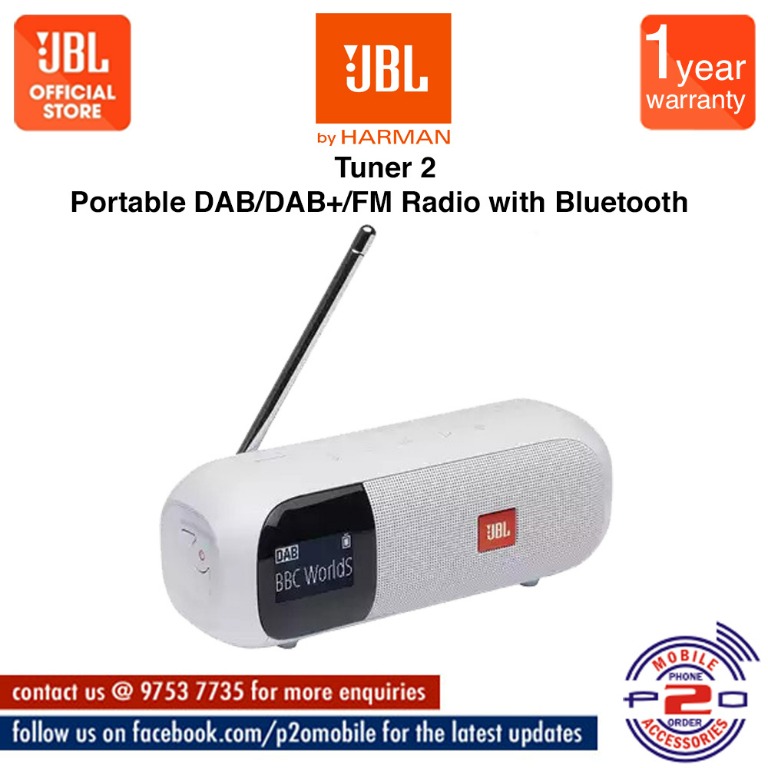 Liever Ongeëvenaard Promotie JBL Tuner 2 Portable DAB/DAB+/FM Radio with Bluetooth, Audio, Soundbars,  Speakers & Amplifiers on Carousell