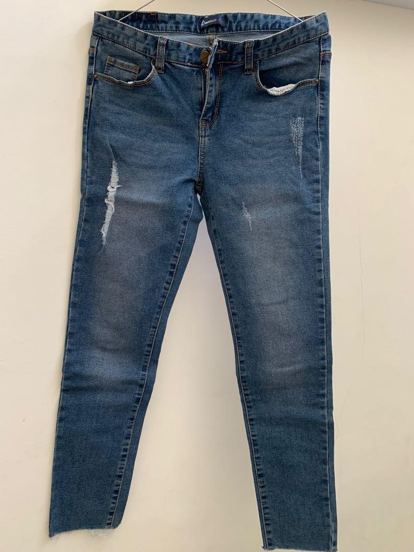 Red top mango jeans