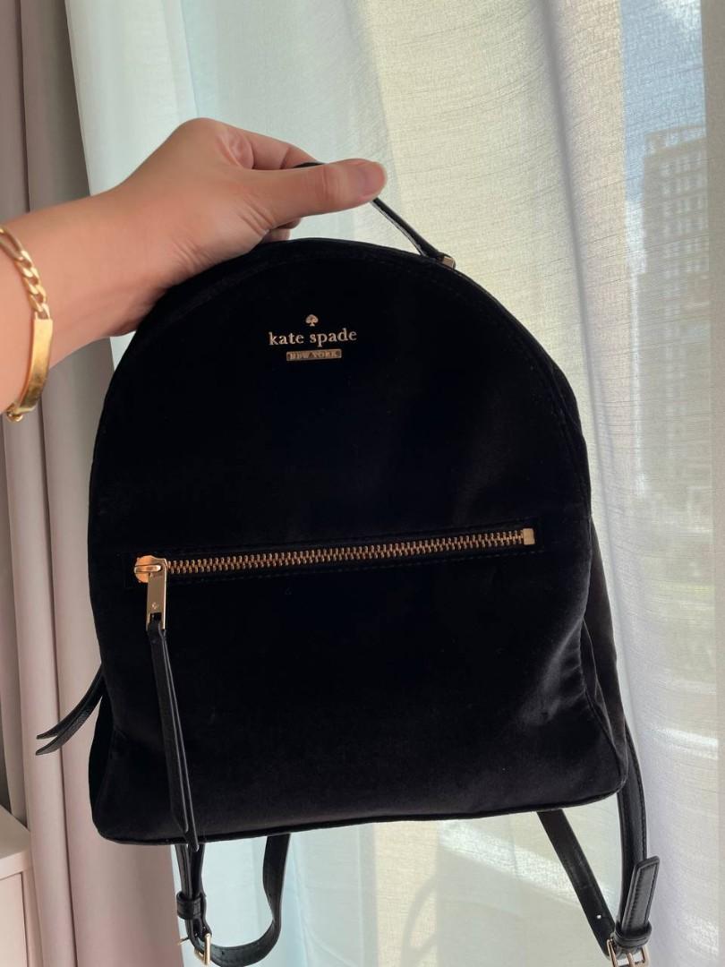 Kate spade suede backpack sale
