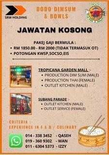 Jawatan Kosong Hospitality F B Carousell Malaysia