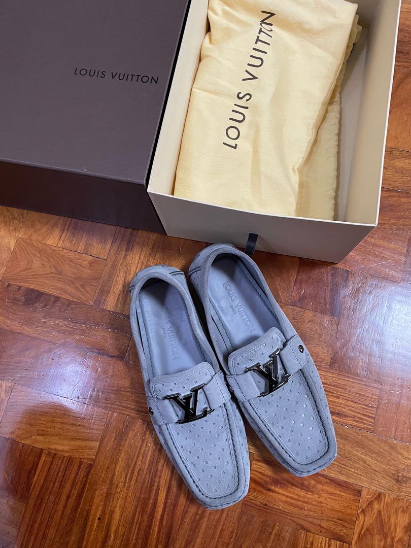 Louis Vuitton authentic Grey Loafers 