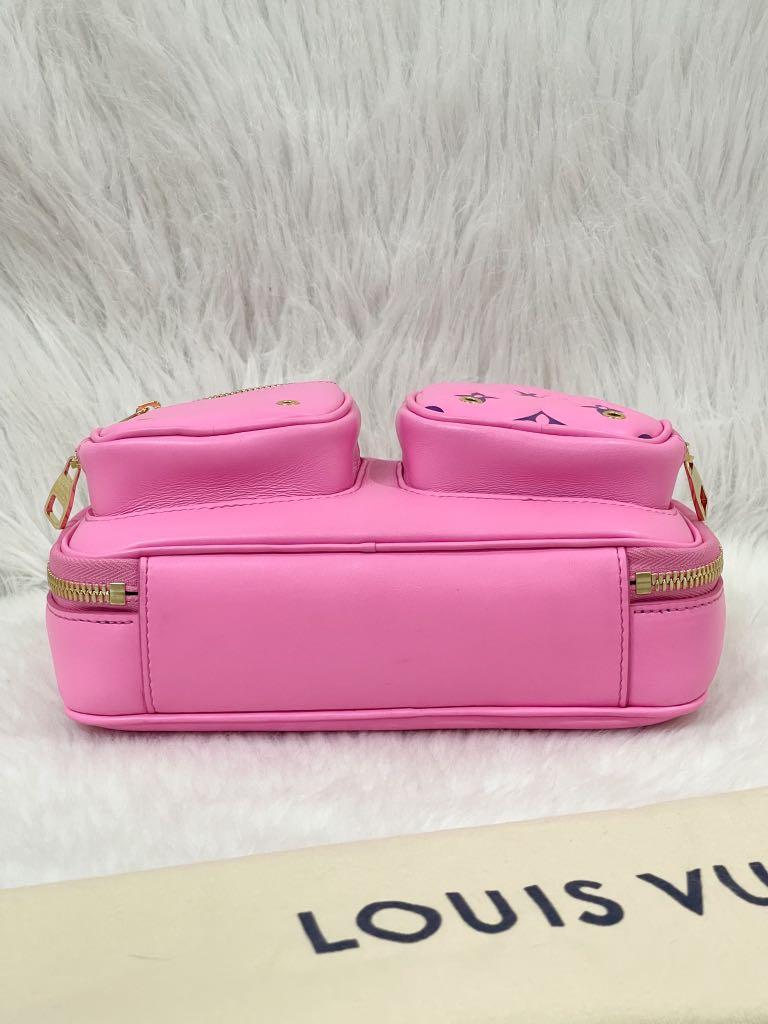 Preowned Louis Vuitton Croisé Utility Leather Crossbody Bag In Pink   ModeSens