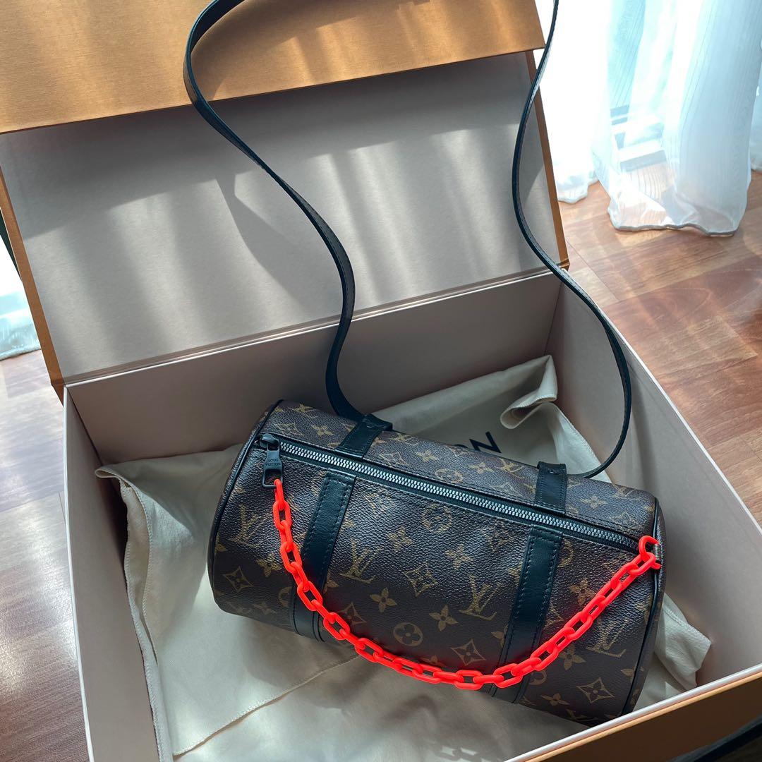 Louis Vuitton Virgil Abloh polochon papillon messenger bag, Men's