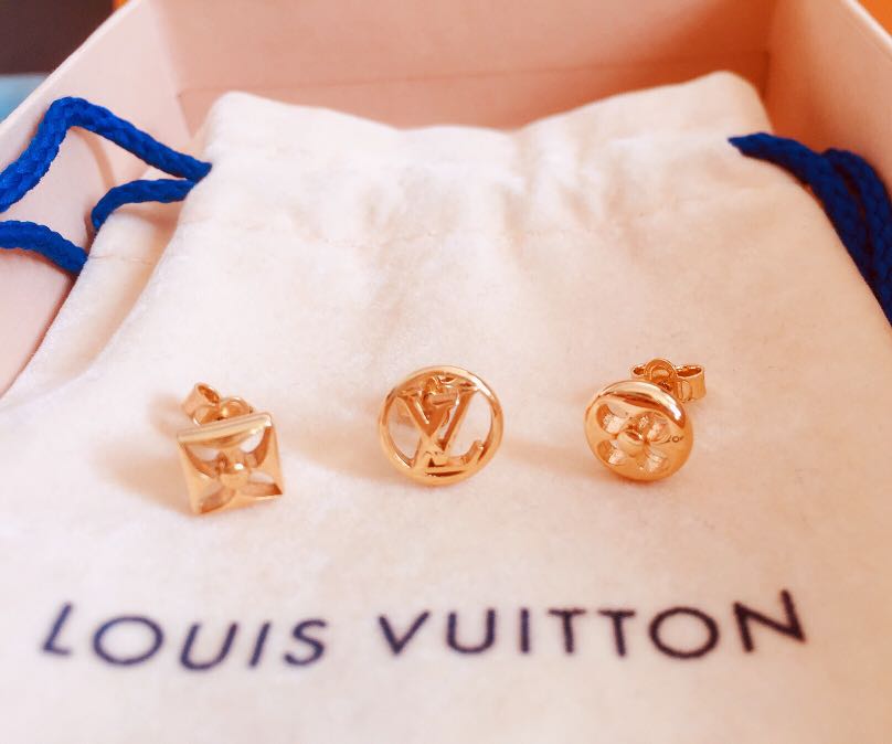 Louis Vuitton Crazy in Lock Earrings Set