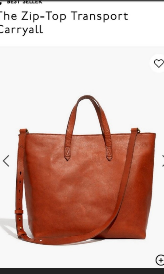 Madewell zip top deals transport carryall