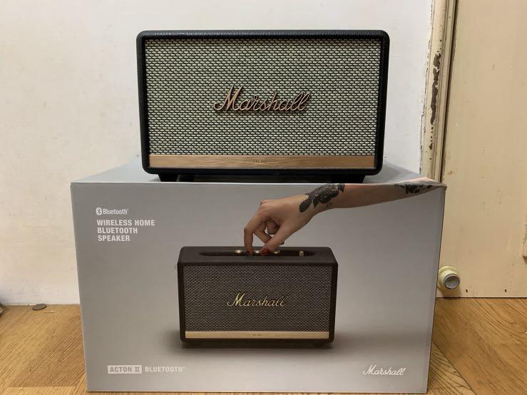 Marshall Acton II 藍牙喇叭-經典黑, 耳機及錄音音訊設備, Soundbar