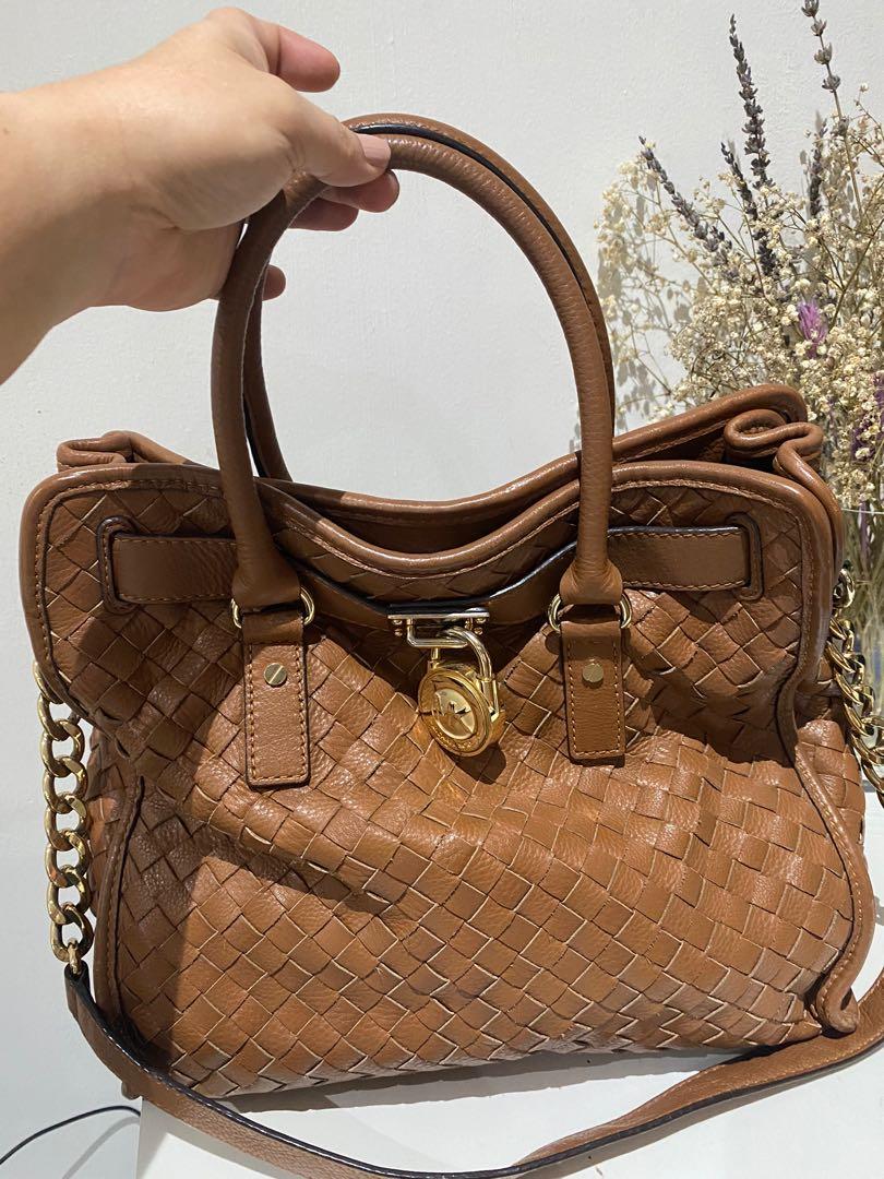 Michael kors sales woven handbag