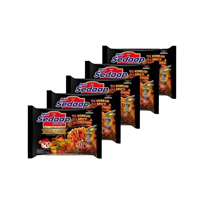 Mie Sedaap Instant Noodle Korean Spicy Chicken Bundle Of 5 Food