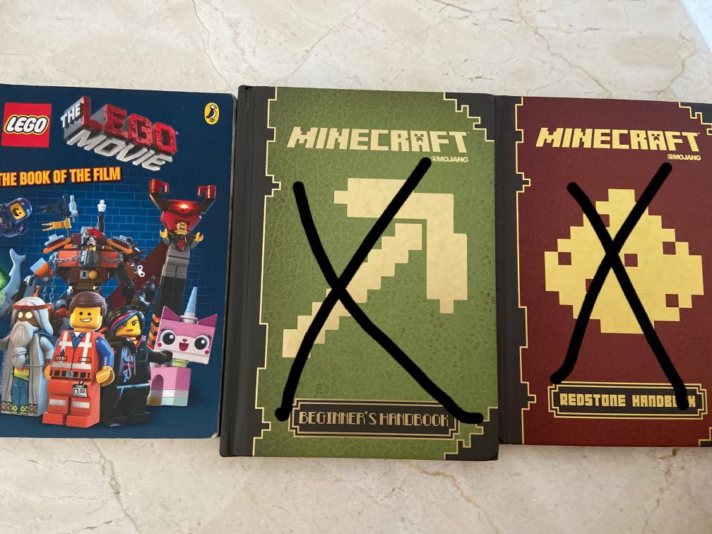 Minecraft and The Lego Movie Hobbies Toys Books Magazines