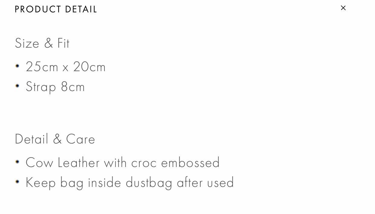 Mini cassels bag Aesthetic Pleasure Original preloved, Barang Mewah