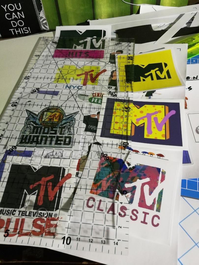 Mtv Sticker Rims MTV stickers (sold per piece), Hobbies & Toys, Stationary & Craft ...