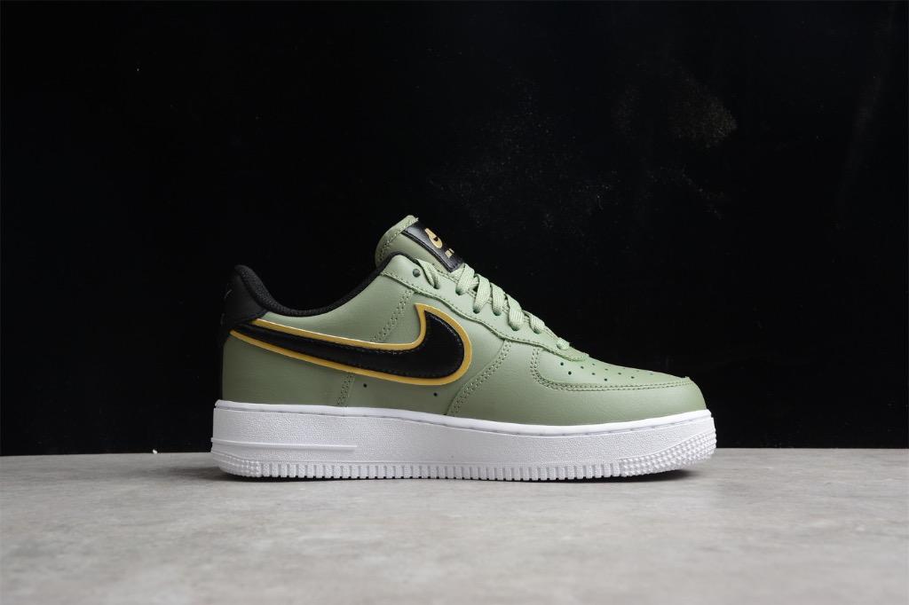 Nike Air Force 1 Low 07 LV8 Double Swoosh Olive Gold Black in Central  Division - Shoes, Nassolo Ug By Kabunga