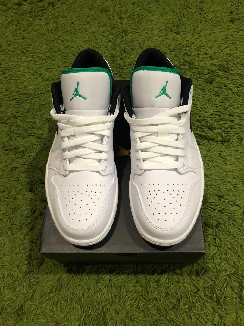 Nike Air Jordan 1 Low Stadium Green Sneaker, Men's Fashion, Footwear ...