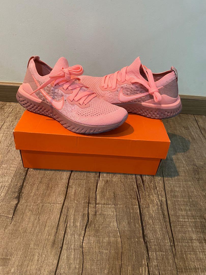 Nike epic react flyknit 2 pink tint store