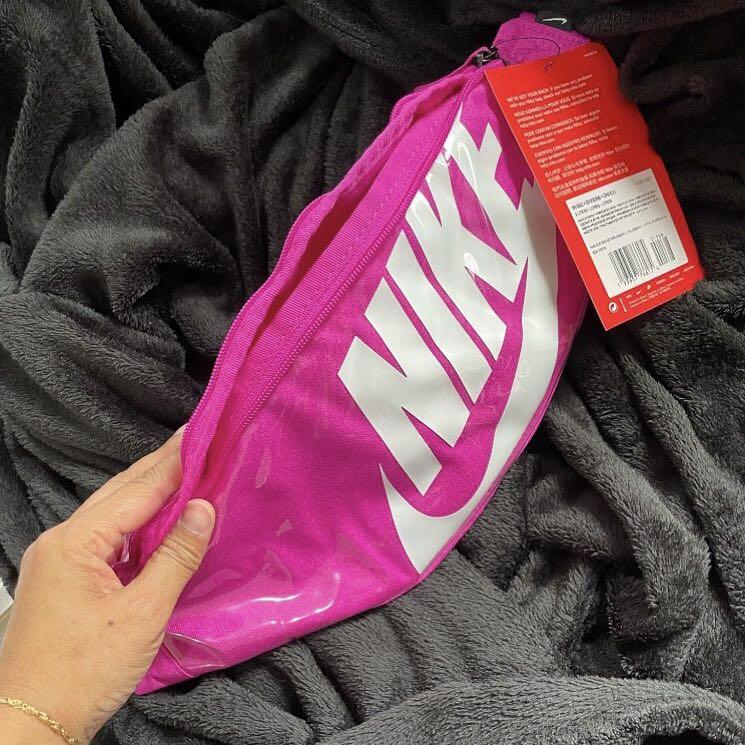 Nike Fire Pink and Hot Pink Cross Body Bag Waist Belt Bag letlenilead2022 labanleni2022 Pride Pink Bag