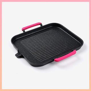 Non-stick Korean BBQ Grill Pan with Oil Drainage