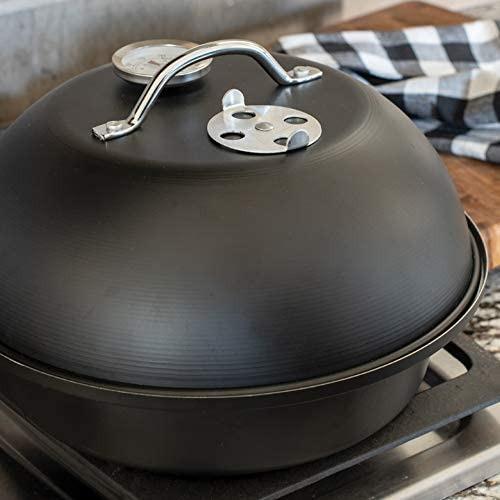 Nordic Ware Personal Size Stovetop Kettle Smoker, Black, Furniture