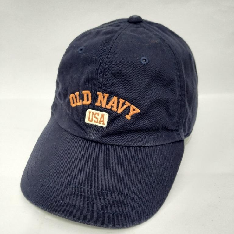 OLD NAVY USA CAP BLUE ROYAL DARK VINTAGE FASHION WEAR CAP HAT TOPI