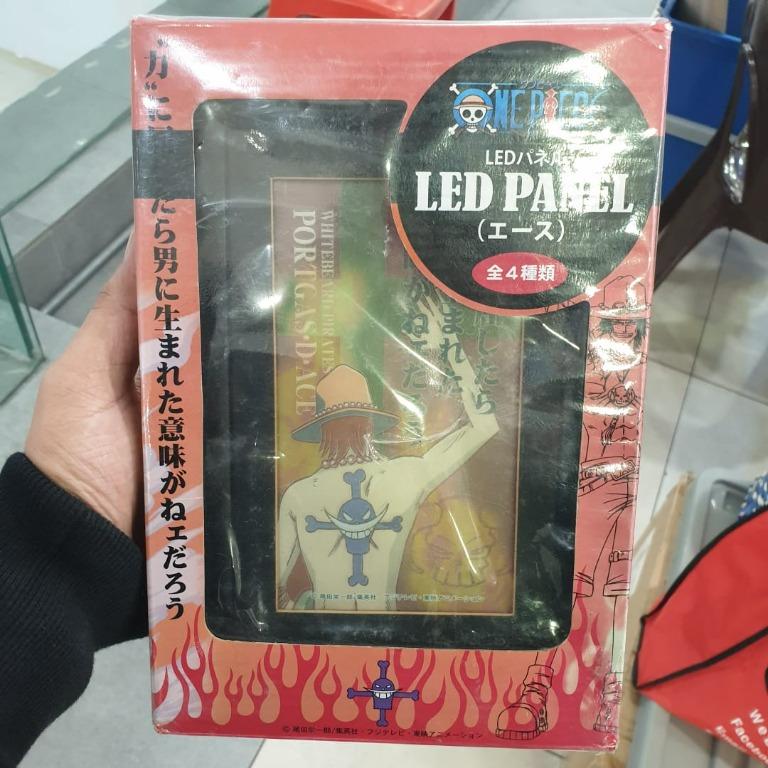 One Piece ACE LED Panel Original Japan, Hobbies & Toys