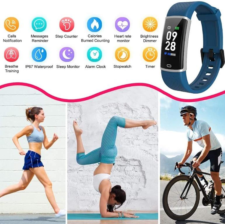 OumuEle Fitness Tracker Hr [14], Mobile Phones & Gadgets, Wearables & Smart Watches on Carousell