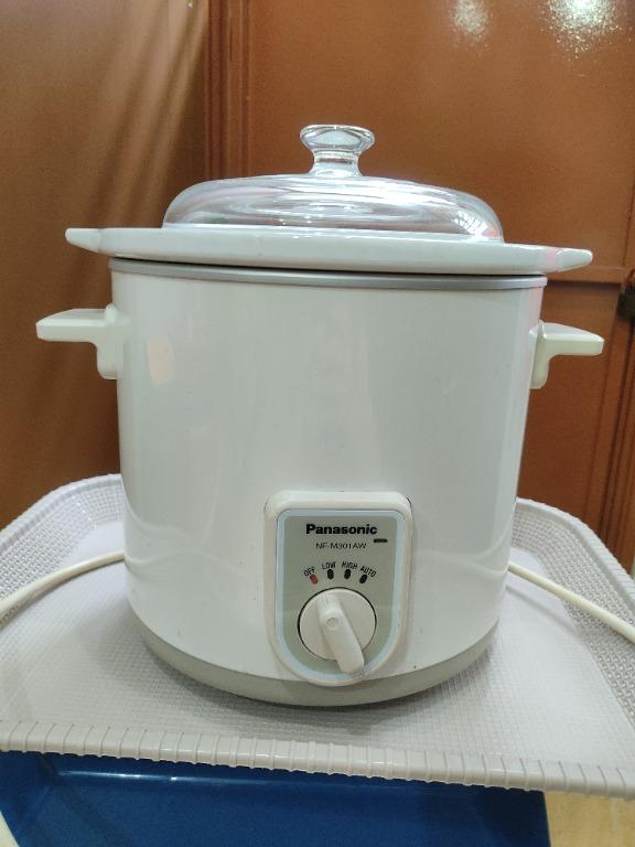 Panasonic NFM301AW White Slow Cooker 3L, TV & Home Appliances, Kitchen