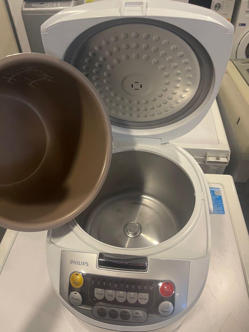 PHILIPS HD3038 FUZZY LOGIC RICE COOKER (1.8L), TV & Home Appliances