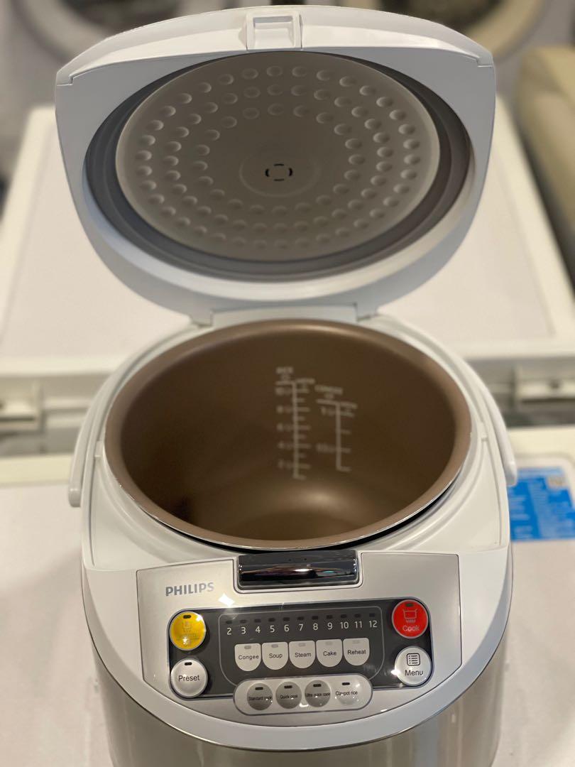 PHILIPS HD3038 FUZZY LOGIC RICE COOKER (1.8L), TV & Home Appliances