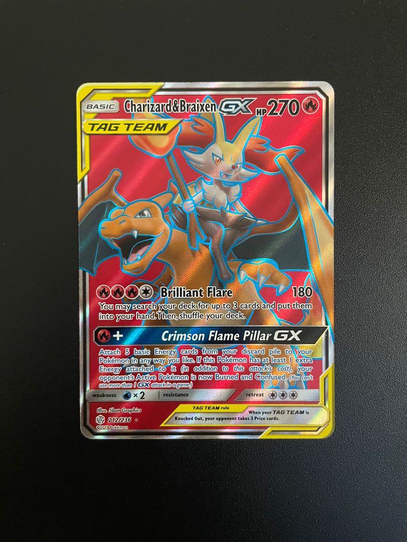 .com: RESHIRAM & Charizard GX 194/214 - Full Art - Unbroken