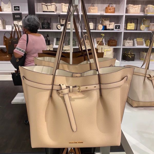 PREORDER) MICHAEL KORS - EMILIA LARGE PEBBLED LEATHER TOTE BAG 35H0GU5T9T,  Luxury, Bags & Wallets on Carousell