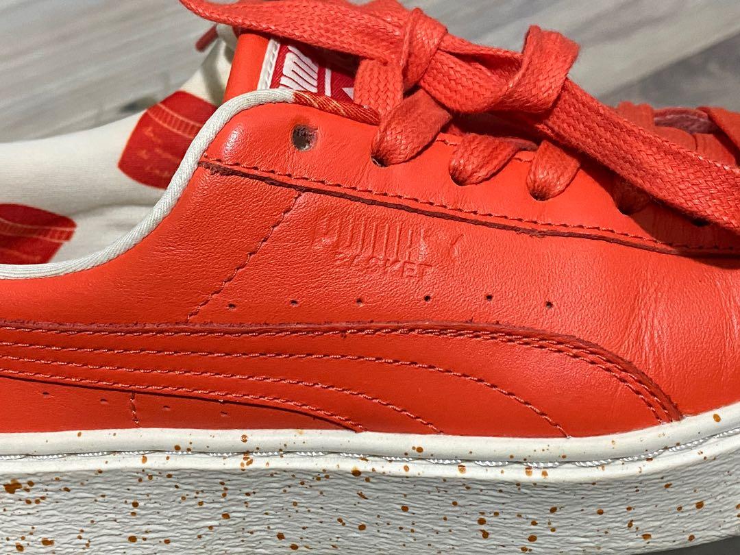 PUMA Platform Red Orange 4 UK 37 EUR 27 CM Women s Fashion