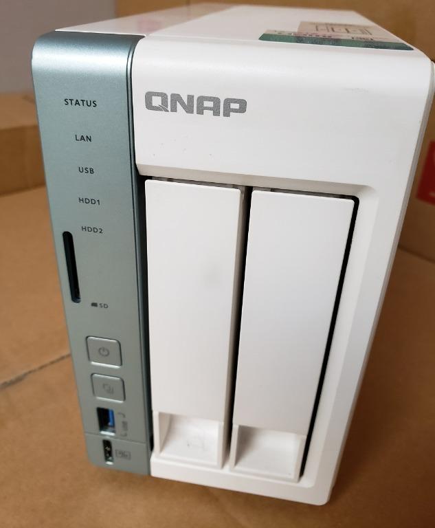 Qnap TS251A NAS 6TB with remote and HDMI 4K Output, 電腦＆科技