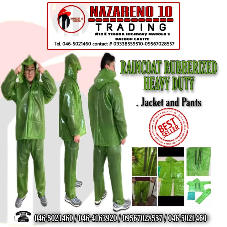 Vulcanized raincoat 2025