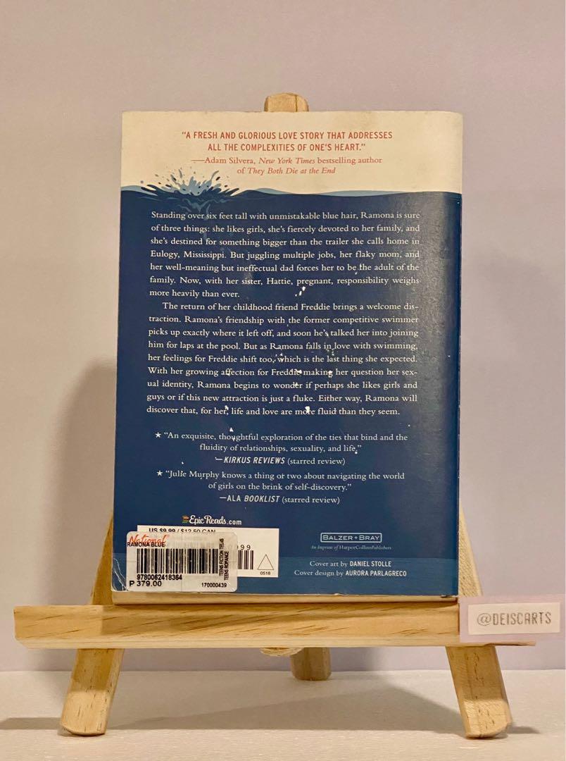 Ramona Blue (Julie Murphy) Book (Category: Storybooks) located in Baguio. Submitted by deiscarts (Listing ID 1121045879, Image 3). Description: • preloved YA book • all in price + lsf shouldered by buyer • minor flaws on book edges + slight foxing/tanning • rfs : decluttering • original price : Php 379.