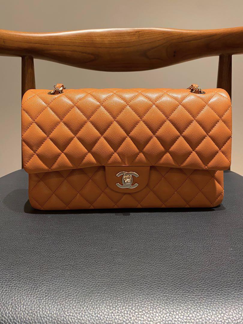 Rare 21A Caramel Chanel Classic Flap bag in caviar! , Luxury, Bags &  Wallets on Carousell