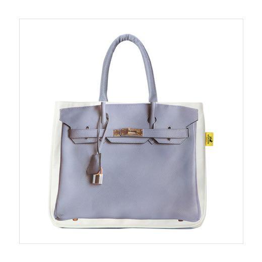 Rare Champagne Grey Banane Taipei Birkin Tote Bag, Women's Fashion