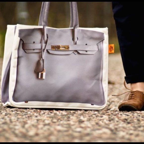 Rare Champagne Grey Banane Taipei Birkin Tote Bag, Women's Fashion