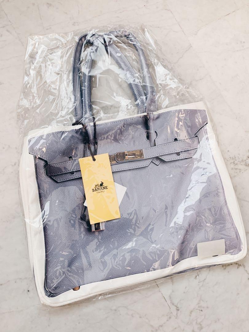 Rare Champagne Grey Banane Taipei Birkin Tote Bag, Women's Fashion