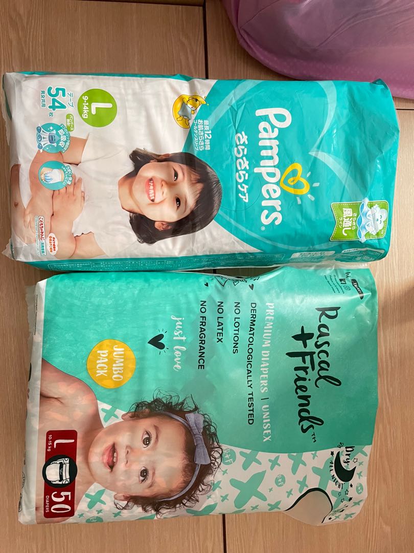 Rascal & friends / Pampers diapers, Babies & Kids, Bathing & Changing ...